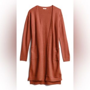 Elaina Duster Burnt Orange Cardigan
